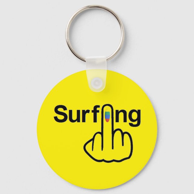 Porte-clés Retourner porte - clé surf (Recto)
