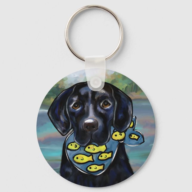 Porte-clés Retriever du Labrador (Recto)