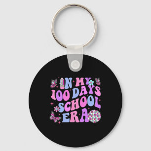 Porte-clés Rétro 100ème Jour De L'École Enseignant Enfant 100