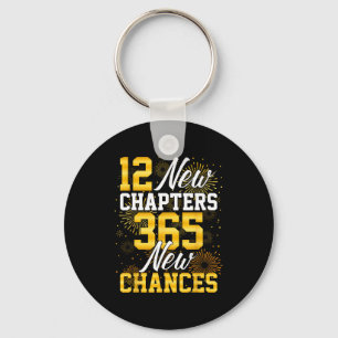 Porte-clés Rétro 12 Nouveaux Chapitres 365 Nouvelles Chances 