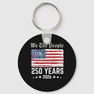Porte-clés Rétro 250 Ans 1776-2026 250e Anniversaire 4ème de
