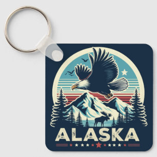 Porte-clés Retro Alaska