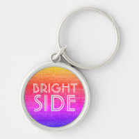 Retro Arc-en-ciel brillant côté Happy Motivational