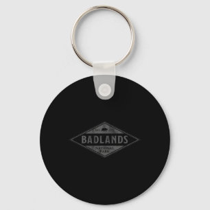 Porte-clés Retro Badlands Dakota du Sud Parc National Femmes