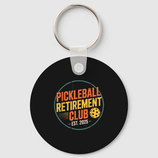 Porte-clés Retro Ckleball Retirement Club Apparel Retro Vinta (Recto)