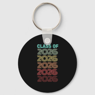 Porte-clés Retro Cl De 2026 Année De Remise Des Diplômes Pres