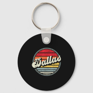 Porte-clés Retro Dallas Accueil Cool d'Etat les années 70 Sty