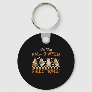 Porte-clés Retro Êtes-Vous Tombé O Ween Directions Enseignant
