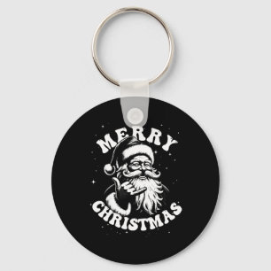 Porte-clés Retro Joyeux Noël Père Noël Shaka Surf hawaïen Sk