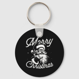 Porte-clés Retro Joyeux Noël Santa Shaka Hawaïen Surf Sk