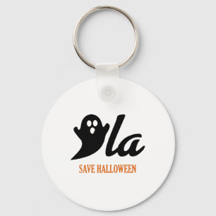 Porte-clés Retro Kamala Harris Halloween Comma La Ghost Pumpk