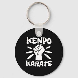Porte-clés Retro Kenpo Karate Kempo Karate Arts martiaux
