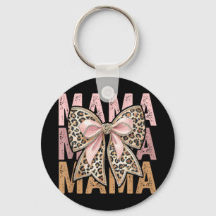 Porte-clés Retro Leopard Mama, mignonne Maman Retro Coquette 