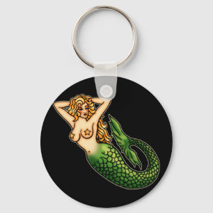 Porte-clés Retro Mermaid