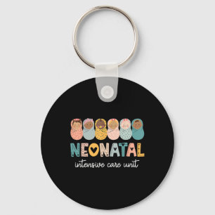 Porte-clés Retro Nicu Nurse Shirt Neonatal Intenatal Care Uni