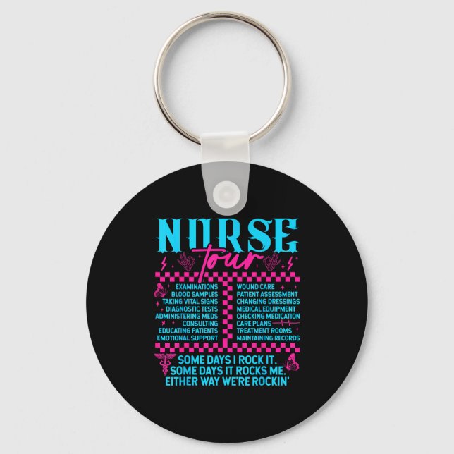Porte-clés Retro Nurse Nurse Week Men Women Nurse  (Recto)