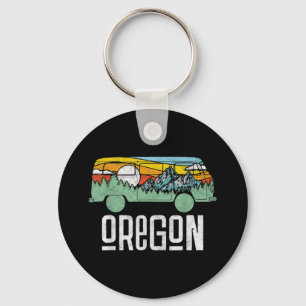 Porte-clés Retro Oregon Outdoor Hippie Van Nature