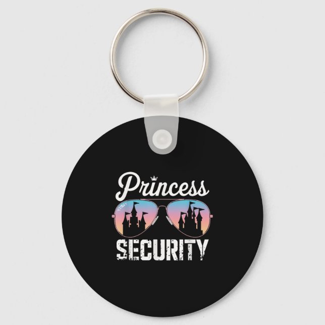 Porte-clés Retro Princess Protection Castle Hommes Femmes (Recto)