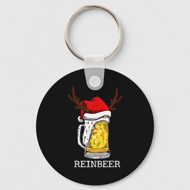 Porte-clés Retro Reindeer Winedeer Reinbeer Matching Couples  (Recto)