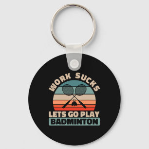 Porte-clés Retro Shuttle Court - Team Racquet Vintage Badmint