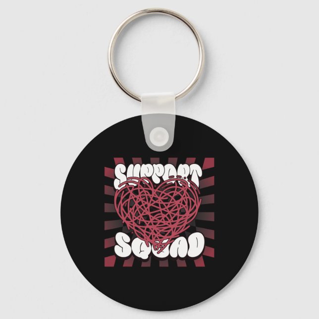 Porte-clés Retro Sickle Streetstyle Support Squad Burgun (Recto)