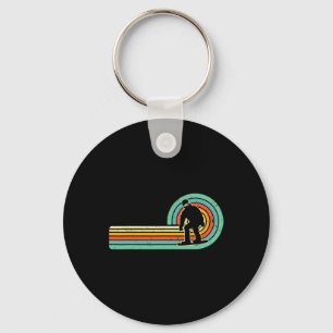 Porte-clés Retro Snowboard Design Snowboard Vintage les année