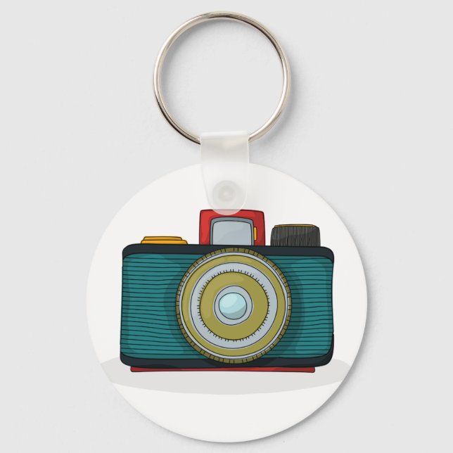 Porte-clés Retro Style Camera Keychain (Recto)
