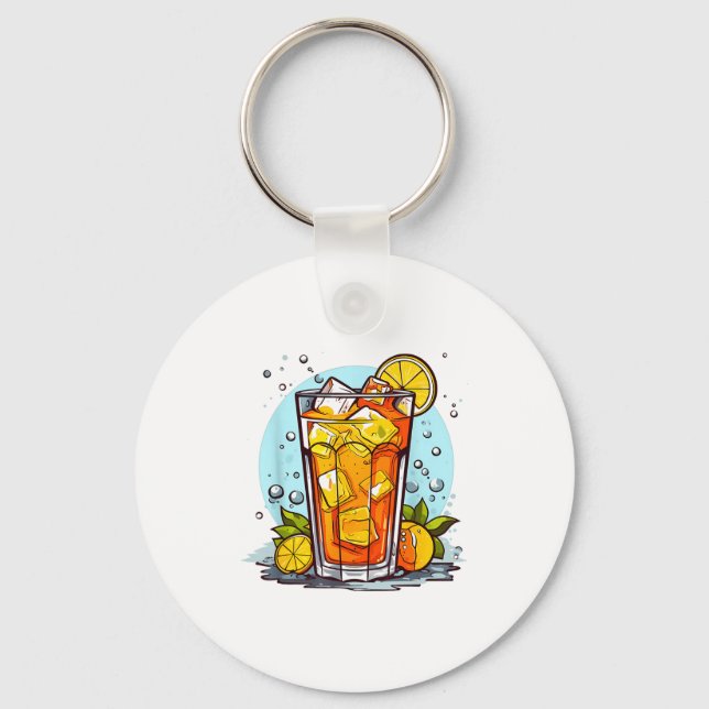 Porte-clés Retro Style Ice Tea  (Recto)