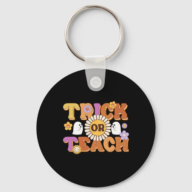 Porte-clés Retro Tricoter Ou Enseignant Fantôme Halloween Cos (Recto)