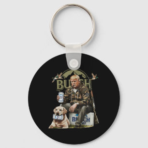 Porte-clés Retro Trump chasse du cerf drôle de boisson bière 