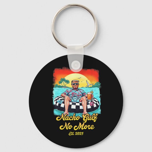 Porte-clés Retro Trump Nacho Golfe Plus de golfe d'Est 2025 T (Recto)