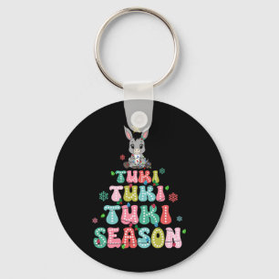 Porte-clés Retro Tuki Tuki Âne C'est La Saison Arbre De Noël