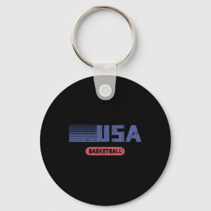 Porte-clés Rétro Usa 2020 Équipe Américaine Basketball Vintag
