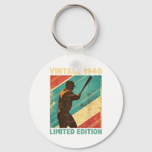 Porte-clés Retro Vintage 1940 Baseball Lover Limited Edition