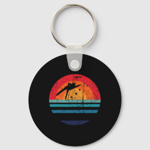 Porte-clés Retro Vintage Billard Jeu 8 Ll Pool Player Tour