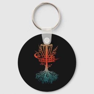 Porte-clés Rétro Vintage Cool Joueur de Golf à Disque Certifi