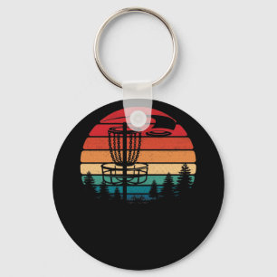 Porte-clés Retro Vintage Disque Golf Frolf Flying Disk Sport
