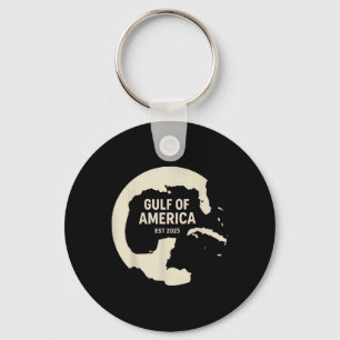 Porte-clés Retro Vintage Gulf Of Us America 2025 American Fla