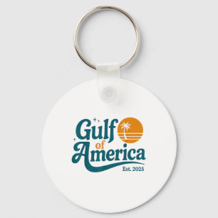 Porte-clés Retro Vintage Gulf Of Us America 2025 American Fla