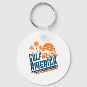 Porte-clés Retro Vintage Gulf Of Us America 2025 American Fla