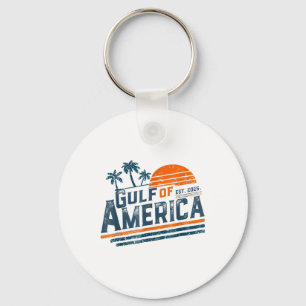 Porte-clés Retro Vintage Gulf Of Us America 2025 American Fla