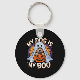 Porte-clés Retro Vintage Mon Chien Est Mon Chien Fantôme Hall