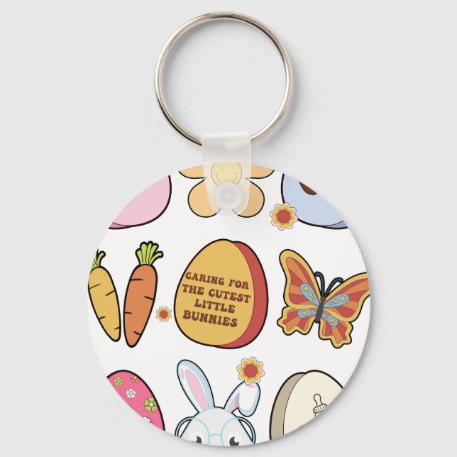 Porte-clés rétro, vintage, punni (Recto)