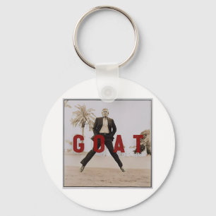 Porte-clés Retro Vintage Trump GOAT Middle Finger Felon Presi