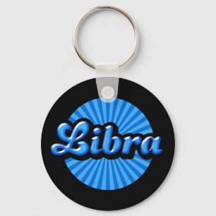 Porte-clés Retro Zodiaque Balance