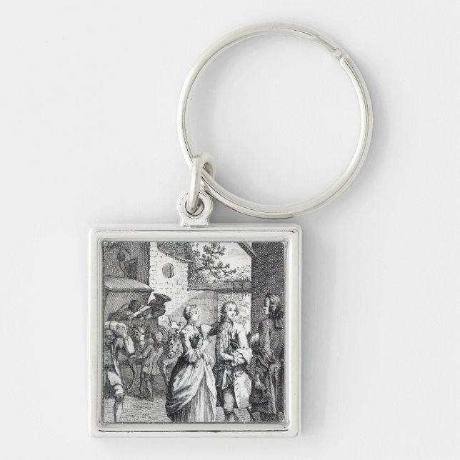 Porte-clés Réunion de DES Greux et Manon de chevalier (Devant)