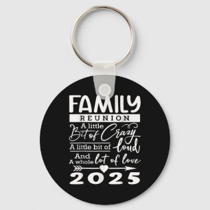 Porte-clés Réunion de famille 2025 Amoureux de famille amusan