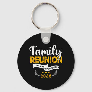 Porte-clés Réunion de famille 2026 Réunion de famille assorti