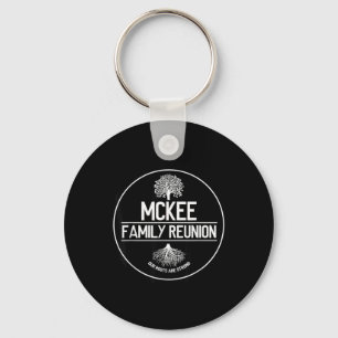 Porte-clés Réunion de famille Mckee Nos racines sont un arbre