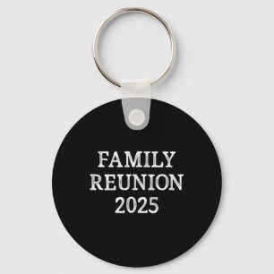 Porte-clés Réunion familiale 2025 - Style Vintage -